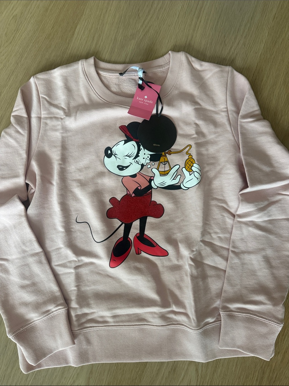 NWT Kate Spade Minnie Graphic Crewneck Sweatshirt